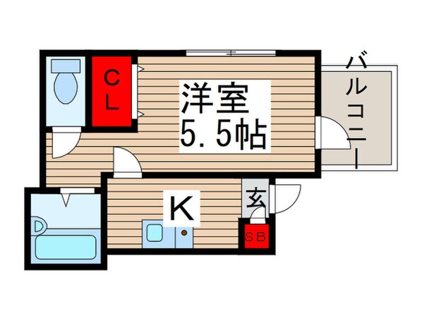 MELDIA足立4丁目の物件間取画像